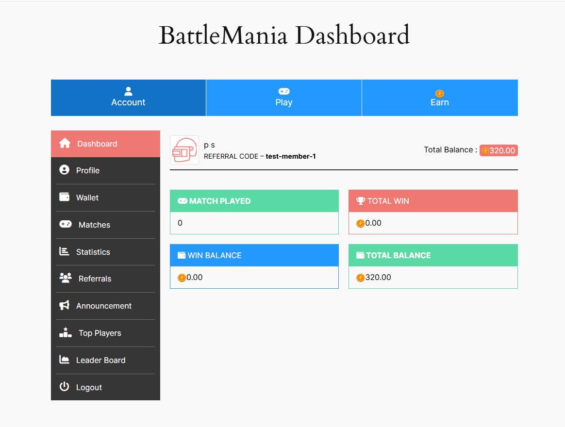 BattleMania - eSports Tournament App for games such as PUBG, Free Fire, COD, PUBG Lite, Fortnite and more